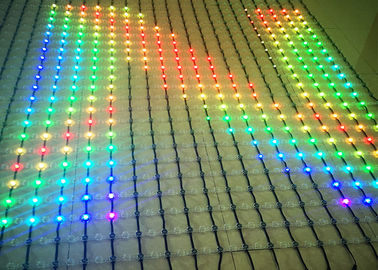 Luci astute della corda della maglia di controllo delle luci leggiadramente della maglia della rete di uso LED di evento di festa
