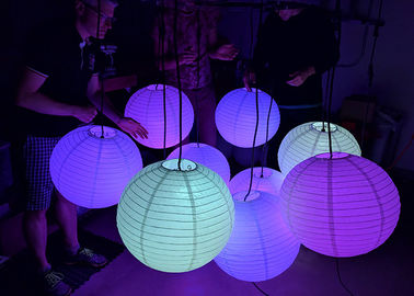 Luci di Natale durevoli della sfera della costruzione LED RGB del globo variopinto della luce di IP65